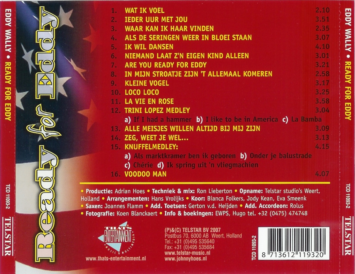 Eddy Wally  Ready For Eddy : Back